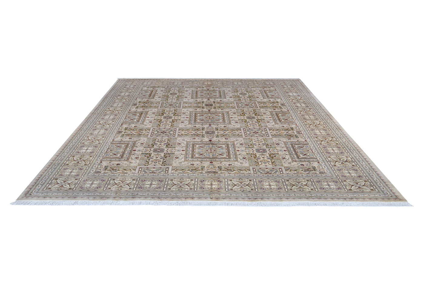 Kashmir Garden Rug handmade area rug Shop Tapis 9'1 X 11'9 