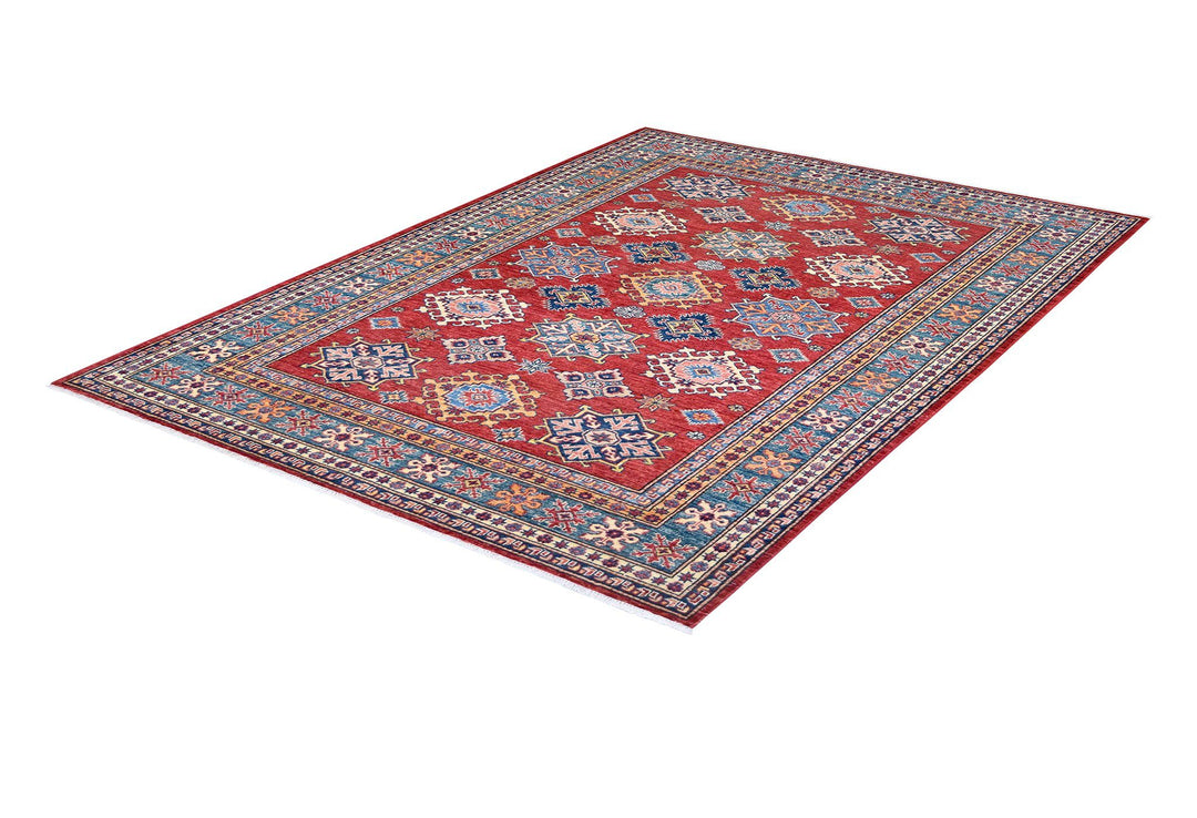 Kazak Vibrant Rug handmade area rug Shop Tapis 