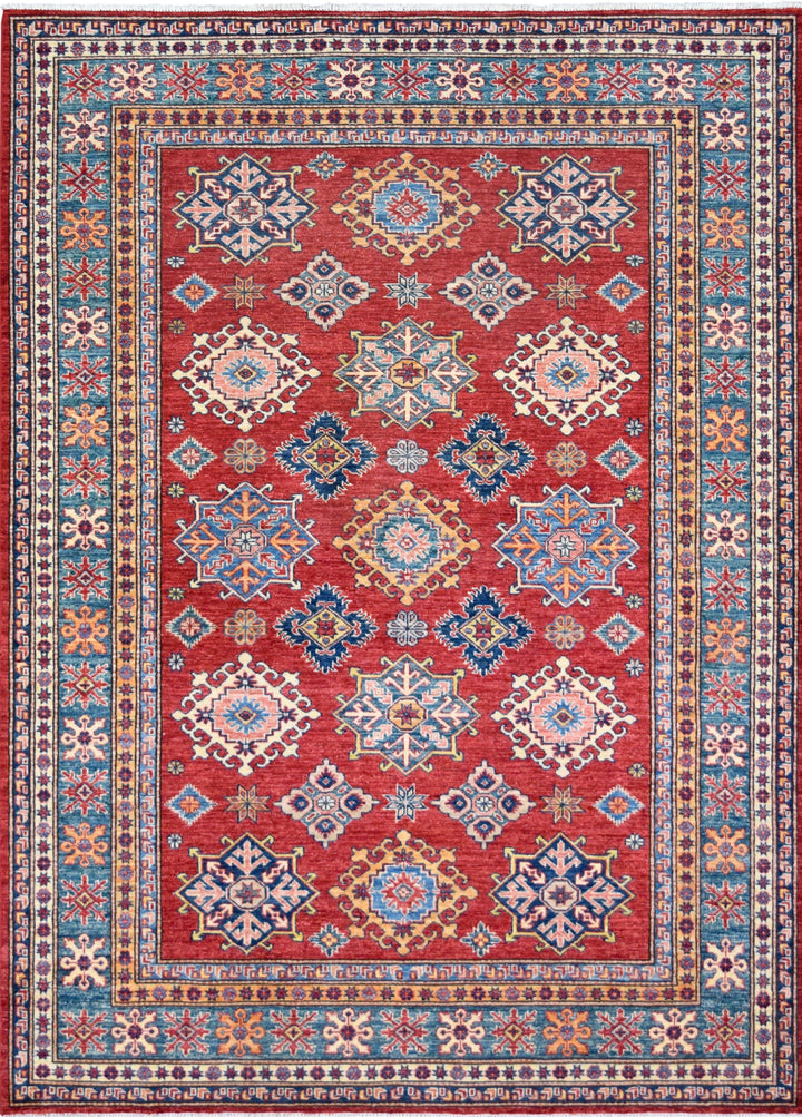 Kazak Vibrant Rug handmade area rug Shop Tapis 