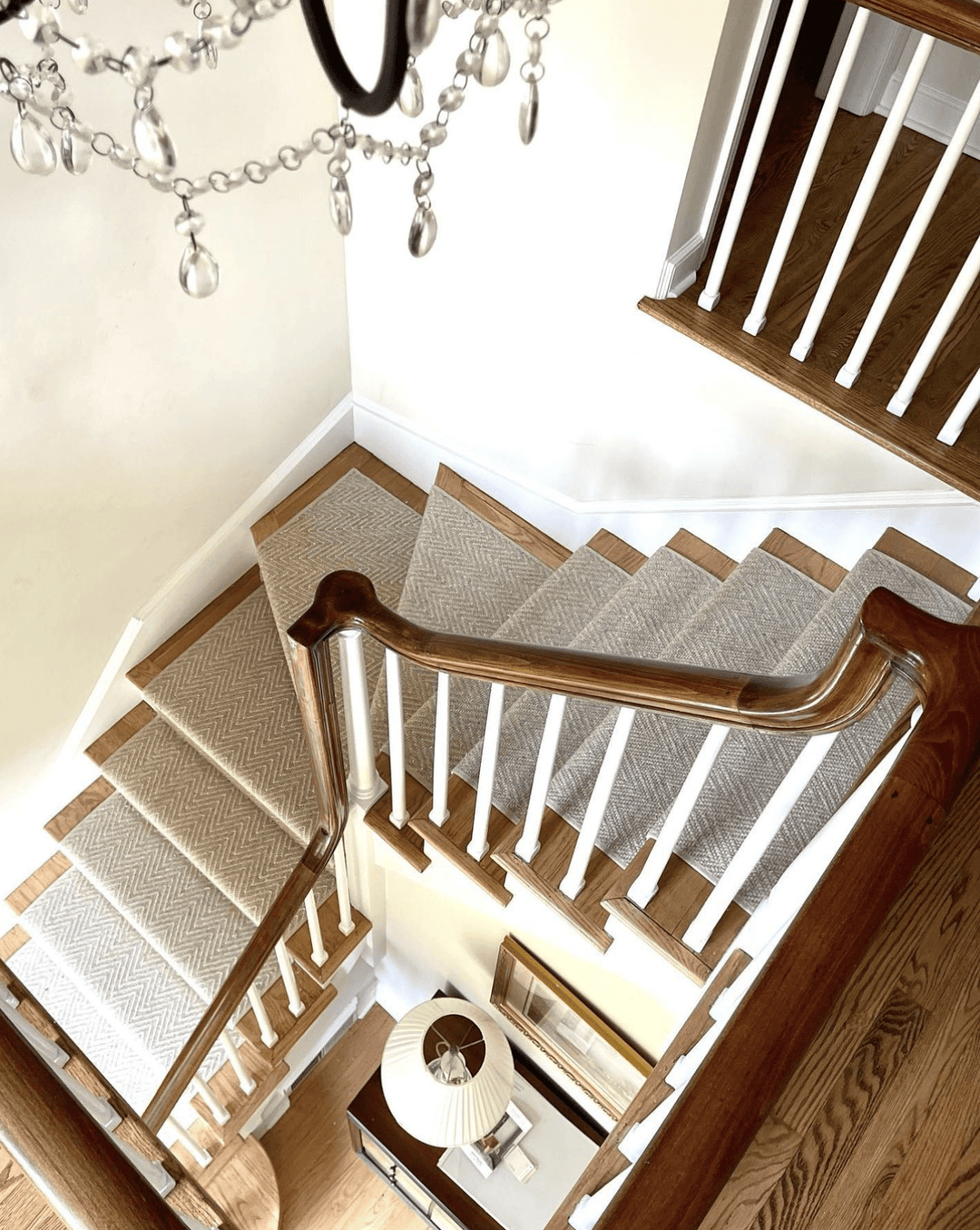 Kiawah Chevron Stair Runner / Broadloom Stair runner Shop Tapis 