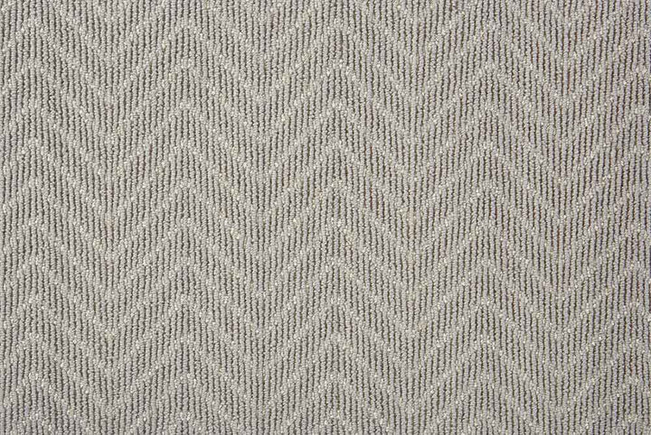 Lustrous Chevron Stair Runner / Broadloom Stair runner Shop Tapis Alloy 