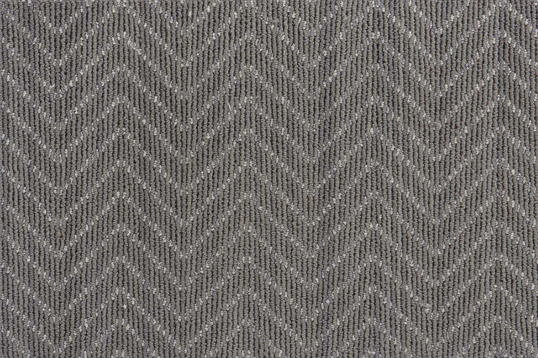 Lustrous Chevron Stair Runner / Broadloom Stair runner Shop Tapis Battleship 