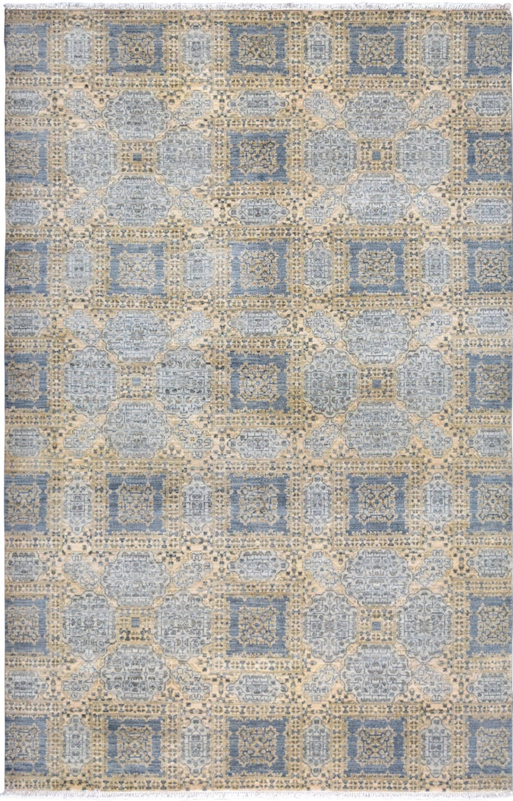 Mamluk Pearl Goldfield Rug Transitional Shop Tapis 