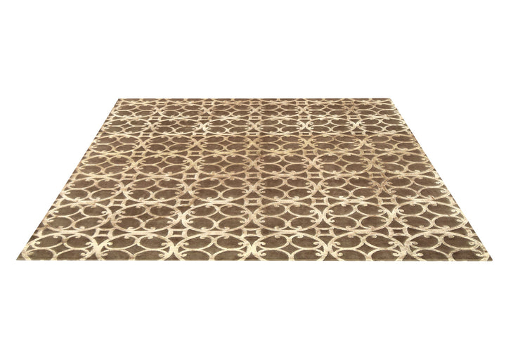 Manhattan Espresso Tibetan Rug Modern Shop Tapis 