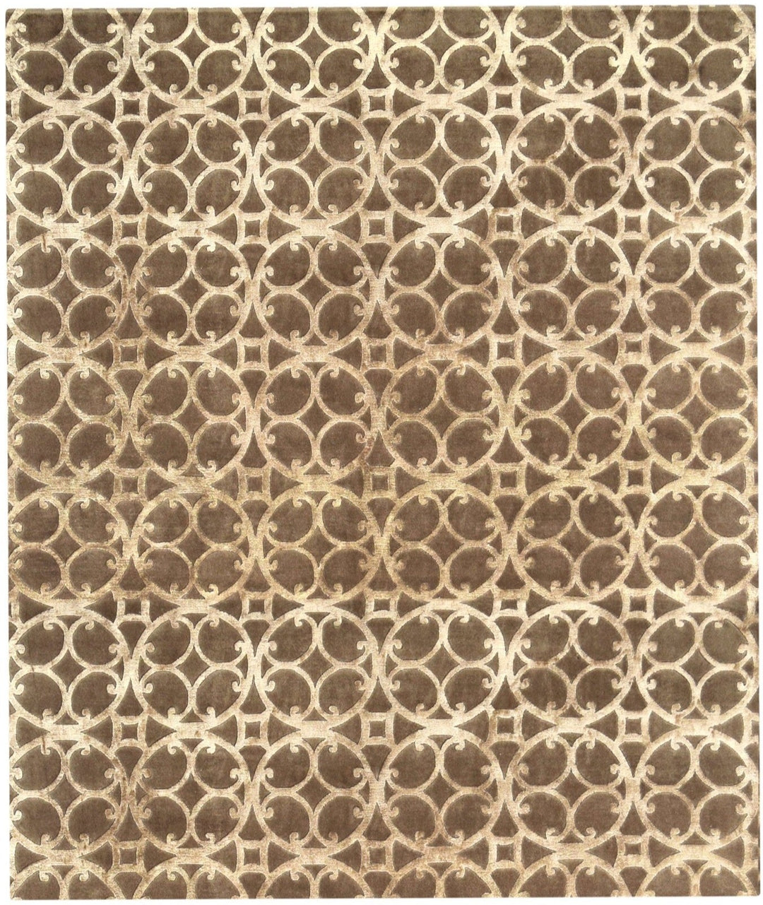 Manhattan Espresso Tibetan Rug Modern Shop Tapis 7'8 X 9'9 