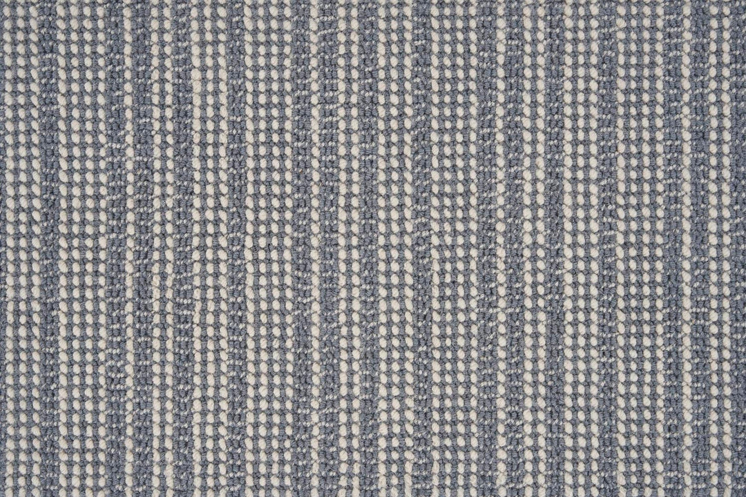 Newport Stripe Stair Runner / Broadloom Stair runner Shop Tapis Steel Blue 