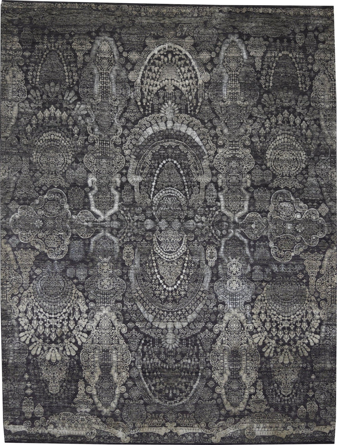 Pearl Damask Rug Transitional Shop Tapis 