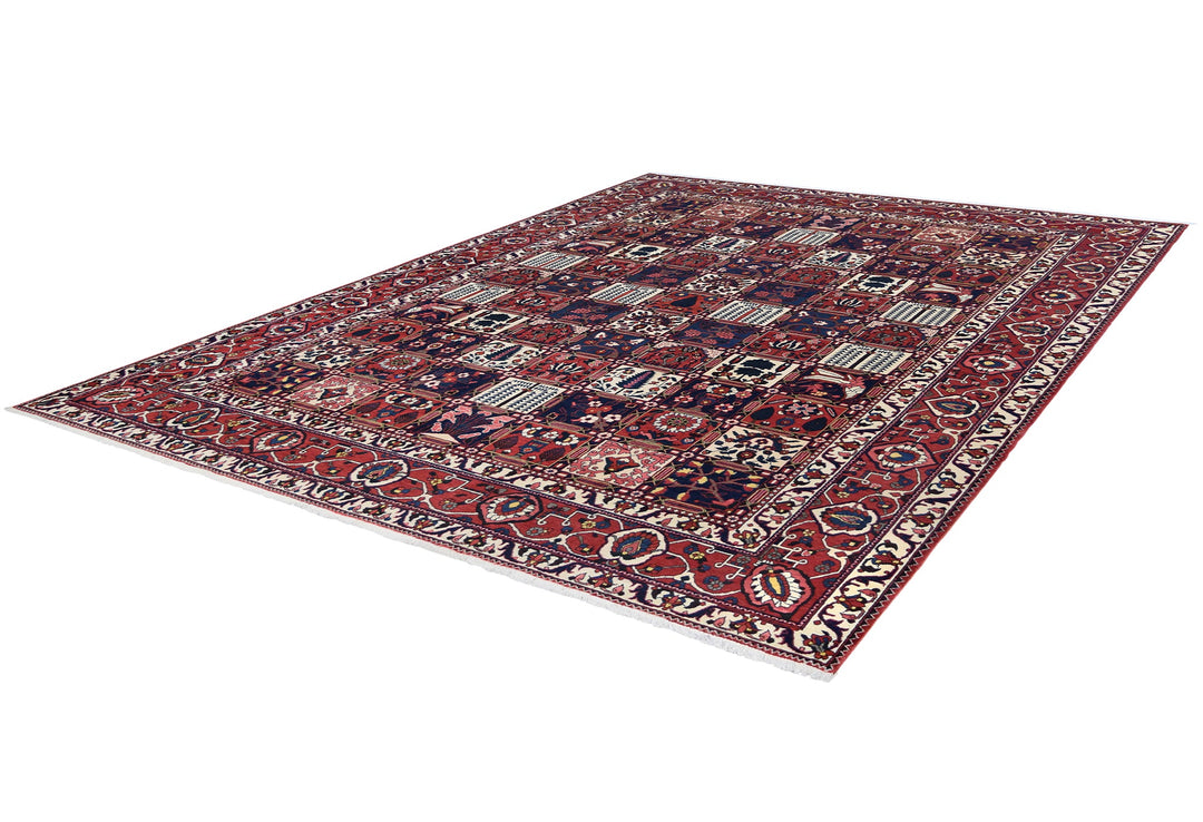 Persian Bakhtiari Garden Rug handmade area rug Shop Tapis 