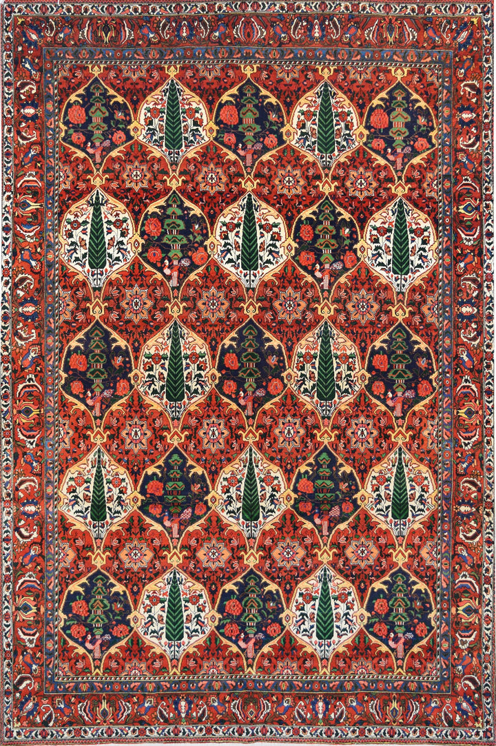 Persian Bakhtiari Rug handmade area rug Shop Tapis 