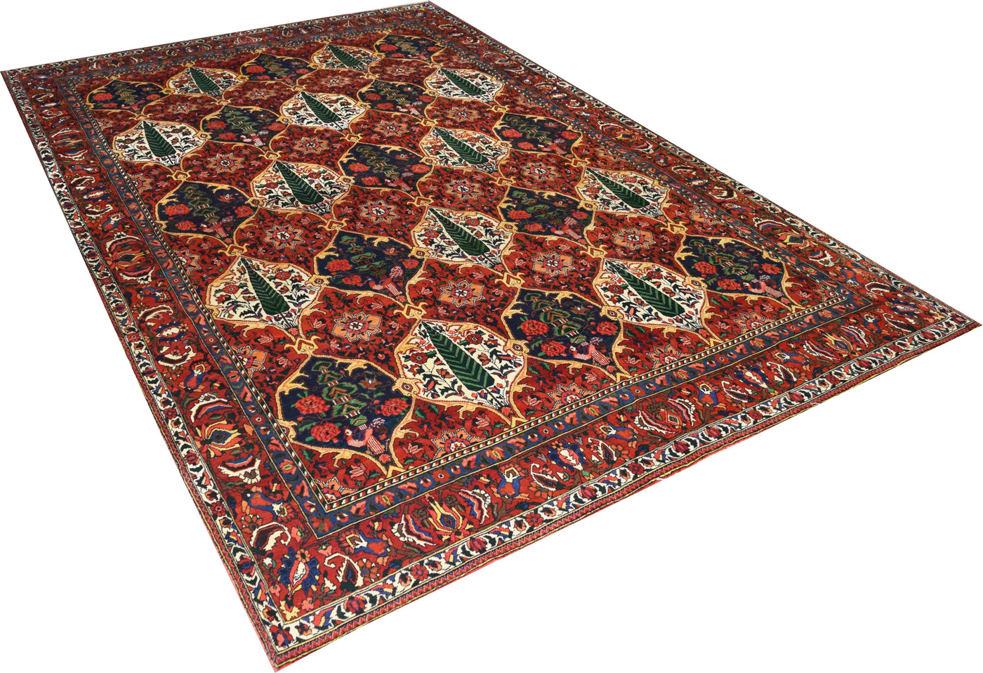 Persian Bakhtiari Rug handmade area rug Shop Tapis 