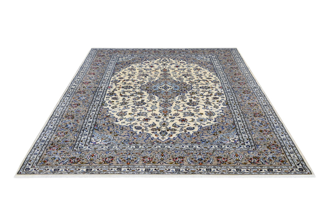 Persian Grey Kashan Rug handmade area rug Shop Tapis 