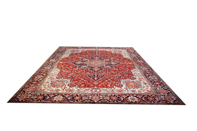 Persian Heriz Rug handmade area rug Shop Tapis 