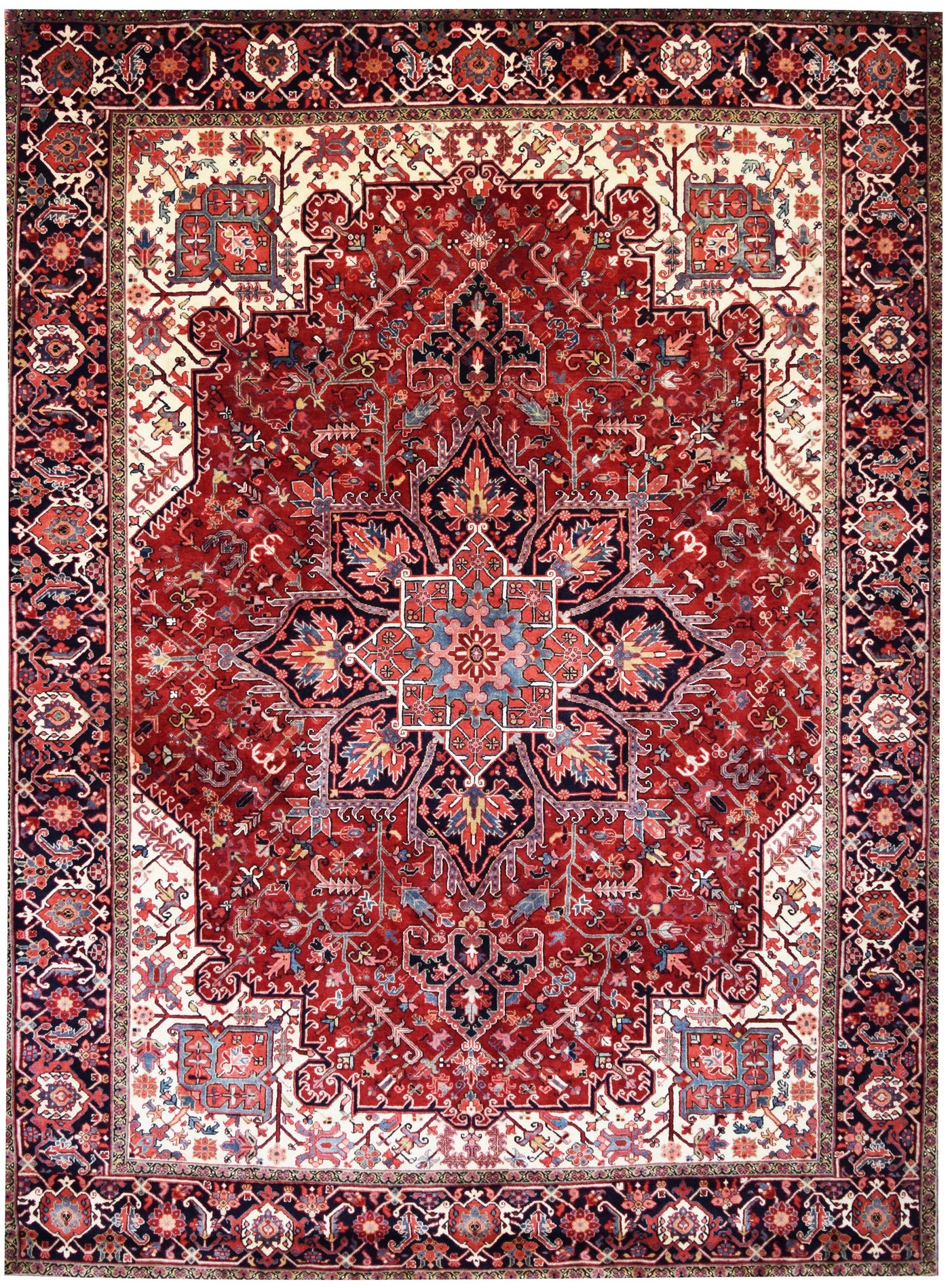 Persian Heriz Rug handmade area rug Shop Tapis 