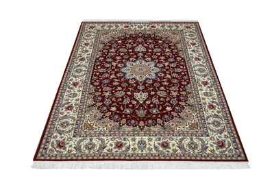 Persian Isfahan rug handmade area rug Shop Tapis 4'3 X 6'8 