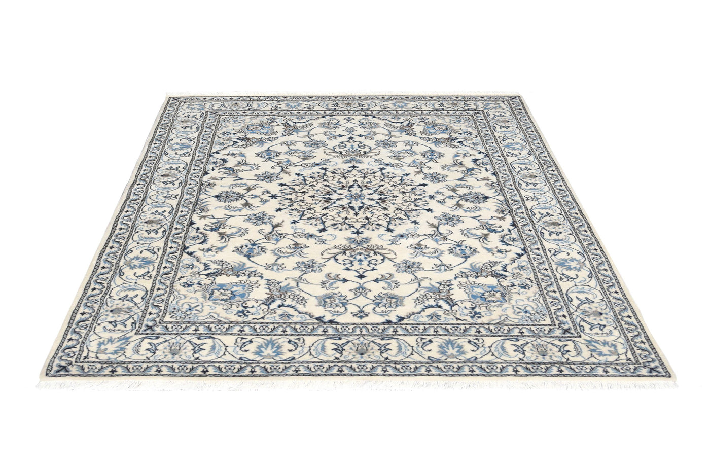 Persian Nain Tabas Rug handmade area rug Shop Tapis 5'5 X 8' 