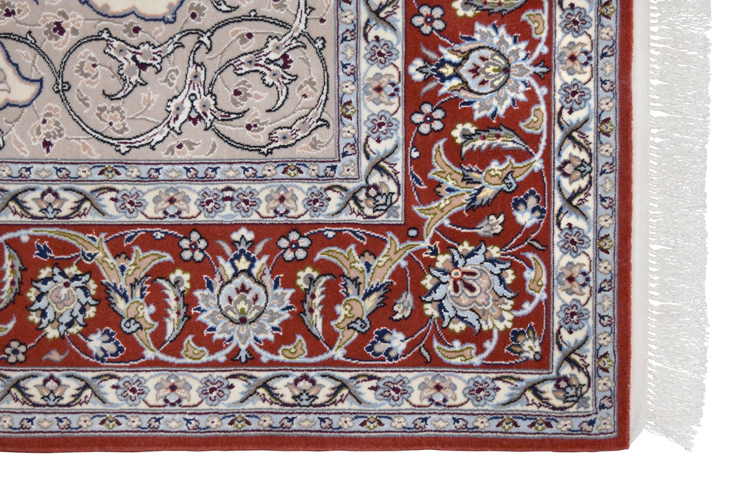 Persian Red Isfahan rug handmade area rug Shop Tapis 