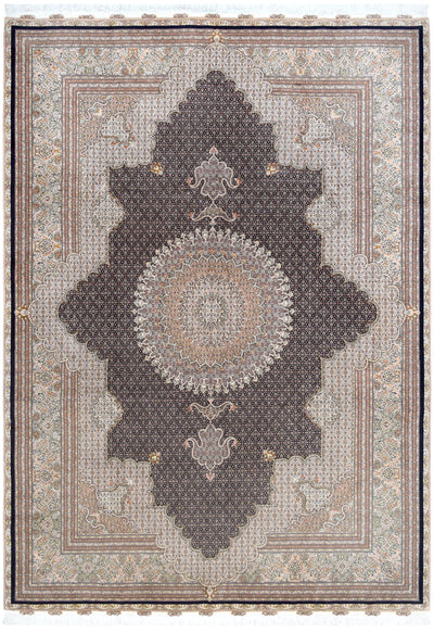 Persian Tabriz Mahi Rug handmade area rug Shop Tapis 8'2" X 11'3" 