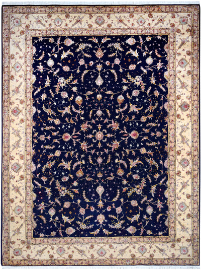 Persian Tabriz Rug handmade area rug Shop Tapis 9'6 X 13'1 