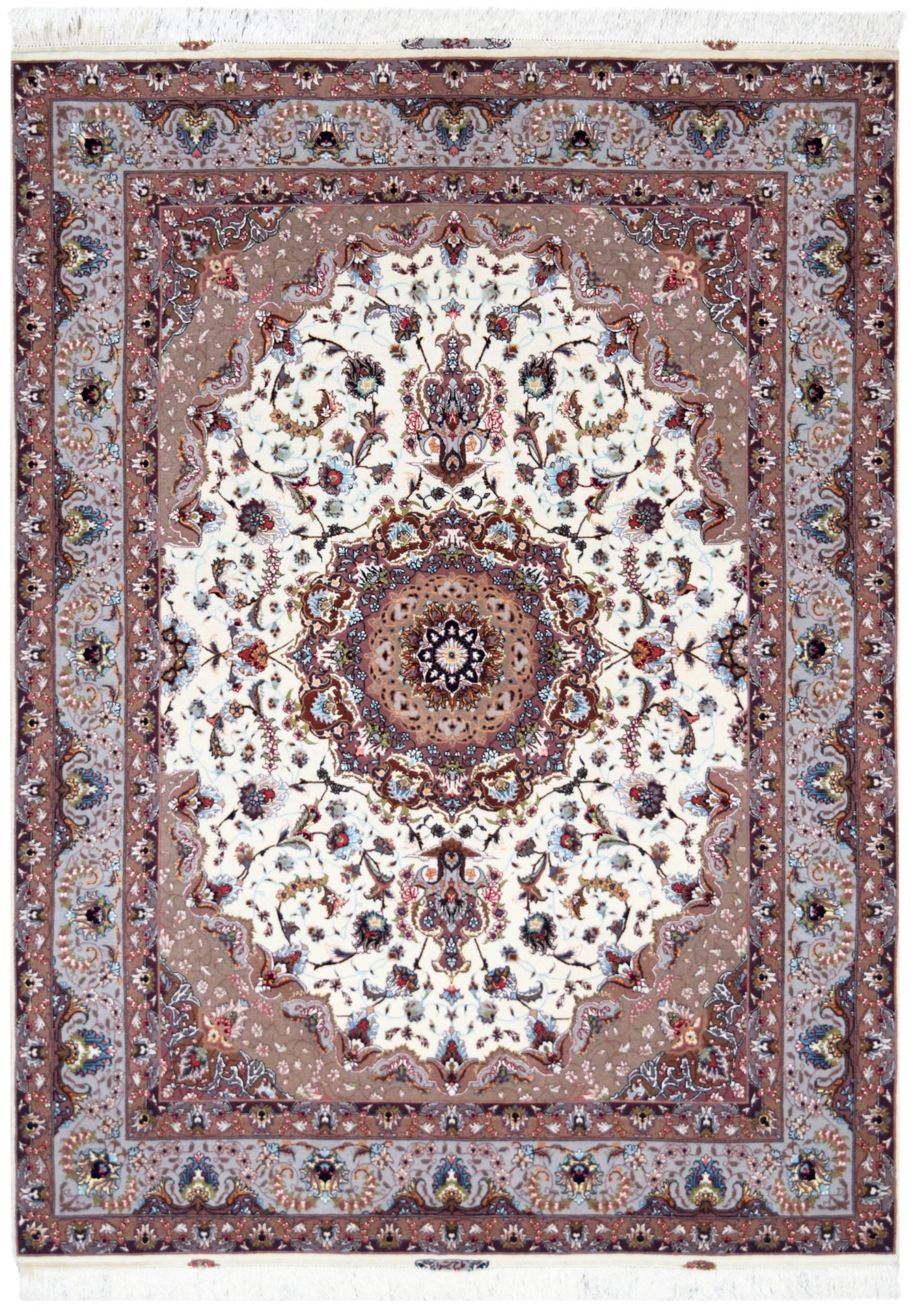 Persian Tabriz Shiva Rug handmade area rug Shop Tapis 5 X 6'7 