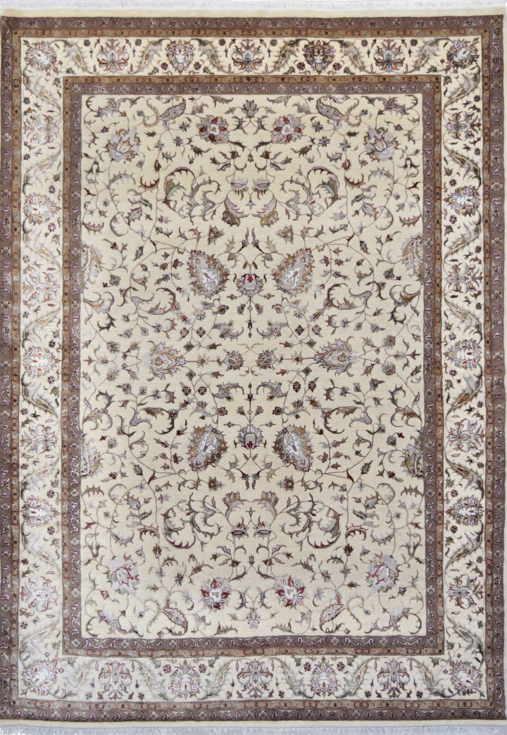 Silk Flower Jaipur Rug handmade area rug Shop Tapis 