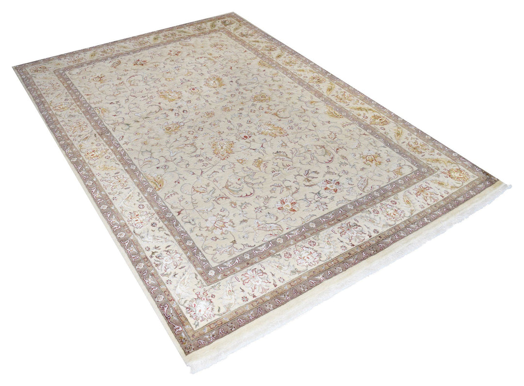 Silk Flower Jaipur Rug handmade area rug Shop Tapis 