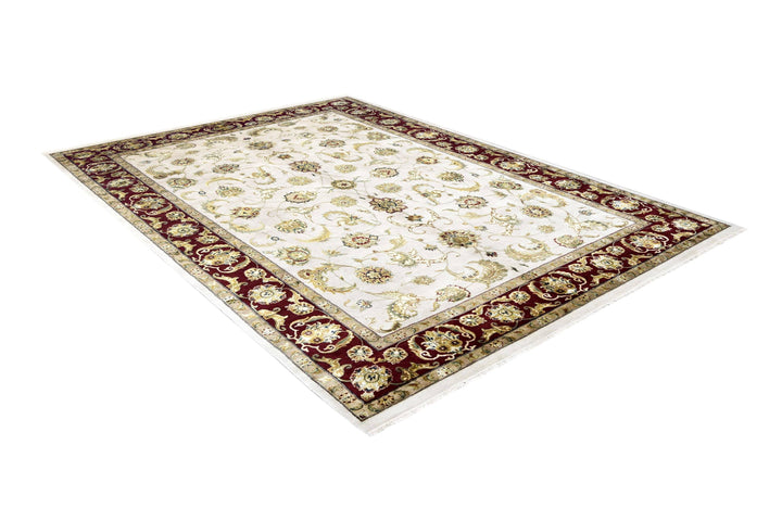 Silk Flower Rug handmade area rug Shop Tapis 