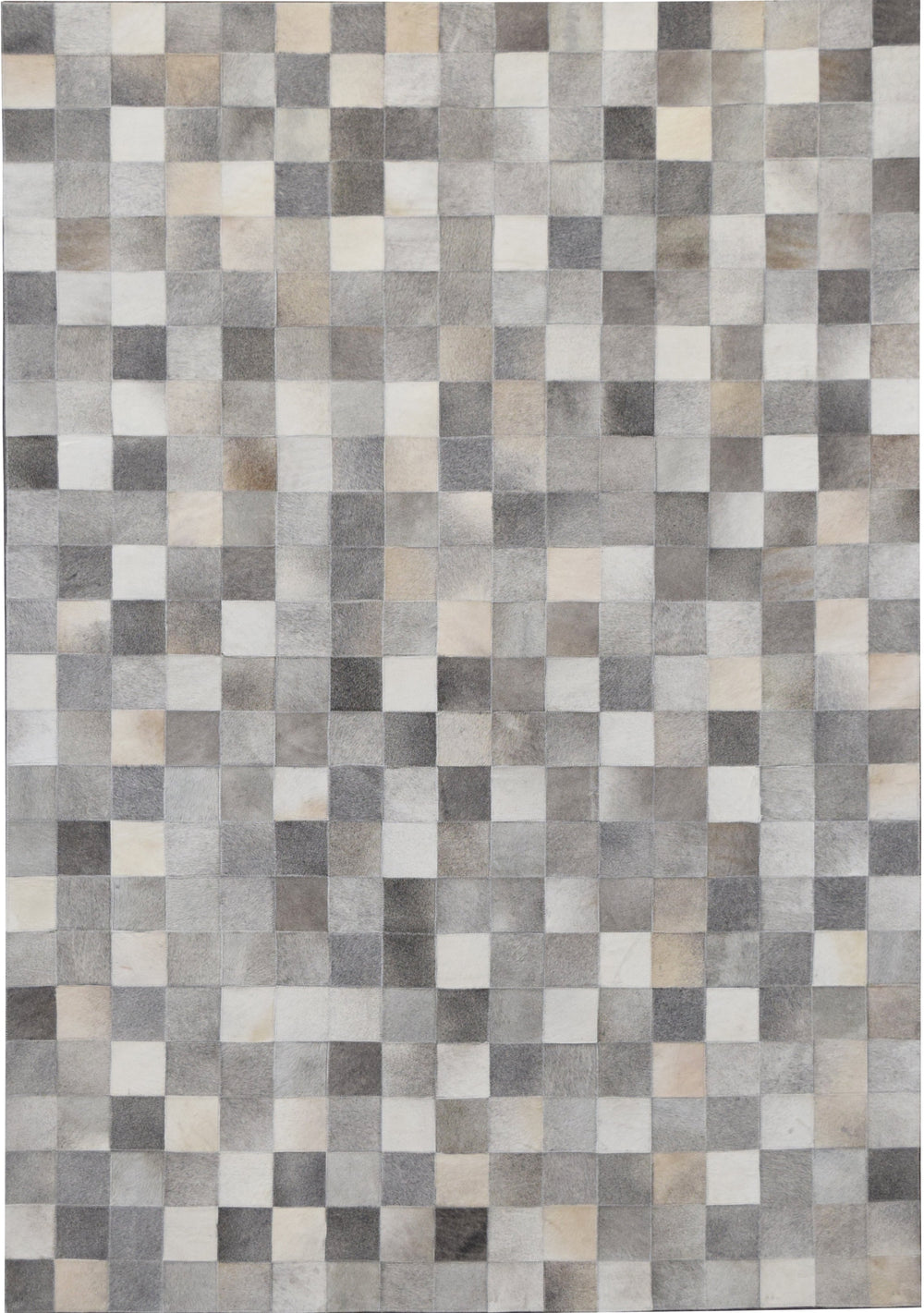 South American Cowhide Tile Area Rug Modern Shop Tapis 