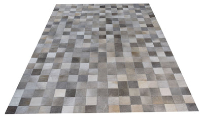South American Cowhide Tile Area Rug Modern Shop Tapis 