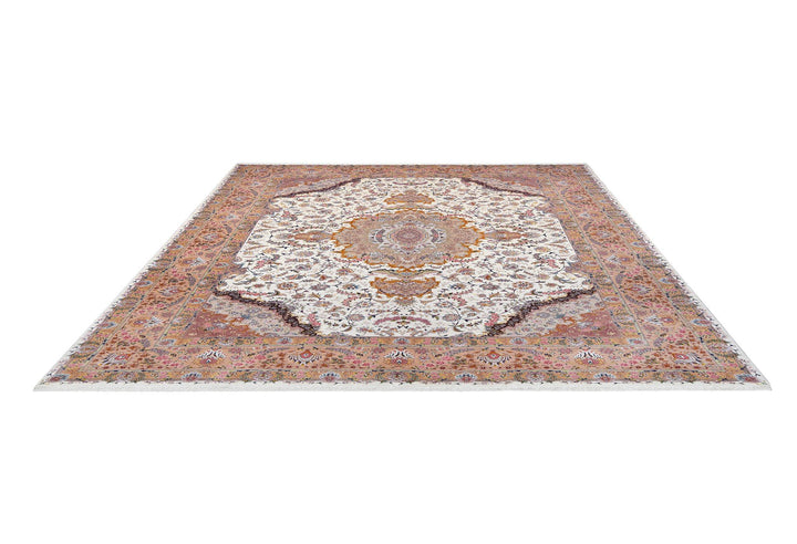 Tabriz Benam Medallion Rug handmade area rug Shop Tapis 