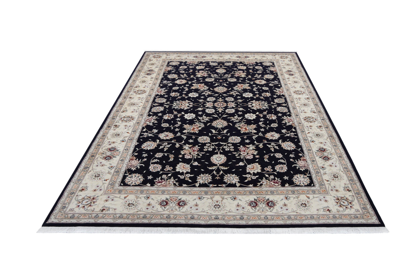 Tabriz Design Rug handmade area rug Shop Tapis 6 X 9 