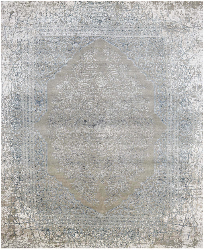 Tabriz Palace Blue Rug handmade area rug Shop Tapis 