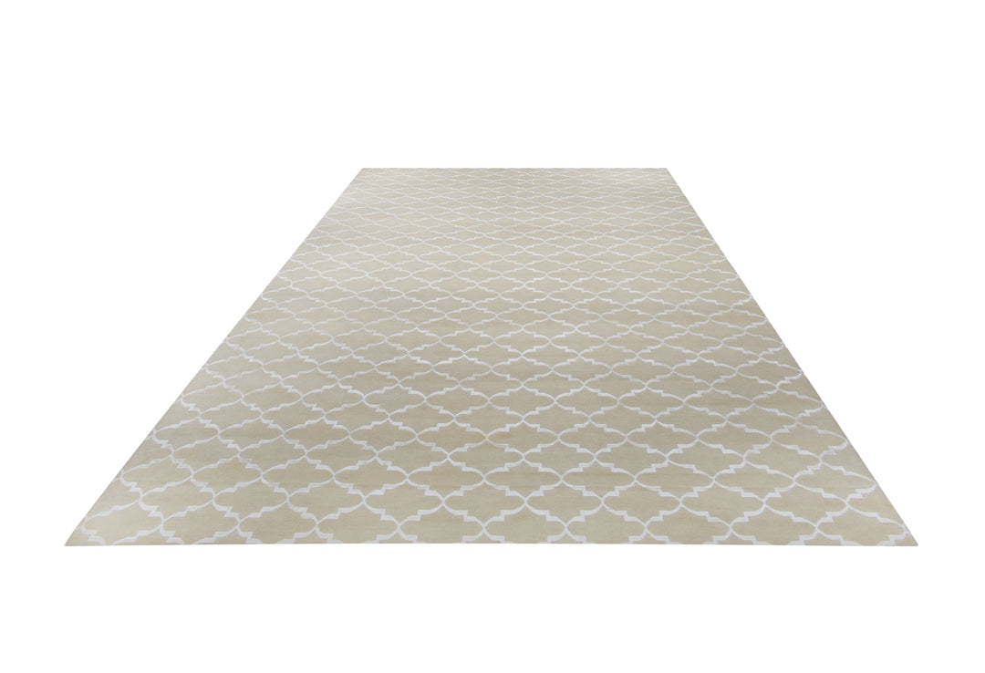 Trellis Cream Rug Modern Shop Tapis 9'1 X 18'5 