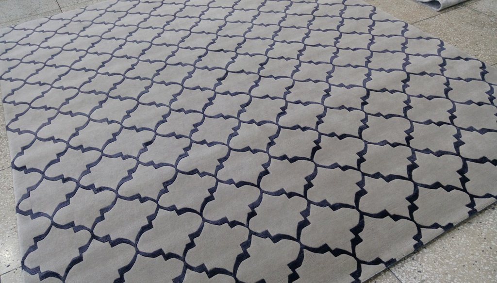 Trellis Mosaic Wool & Silk Rugs