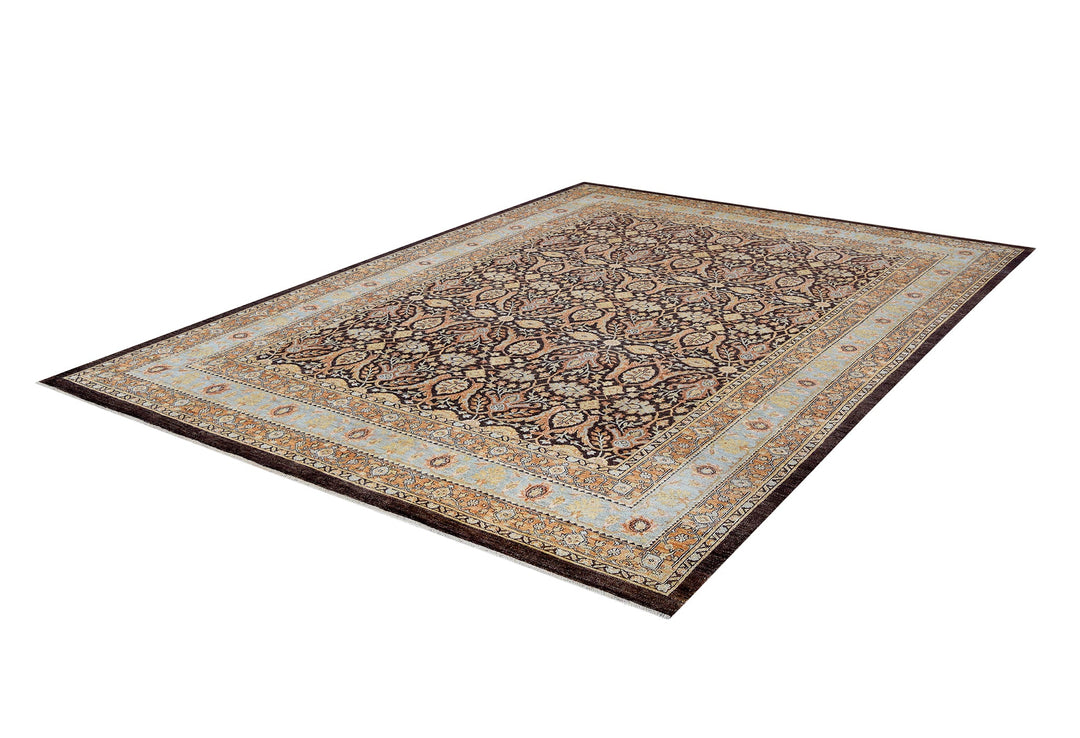 Ziegler Brownstone Rug handmade area rug Shop Tapis 9 x 12 